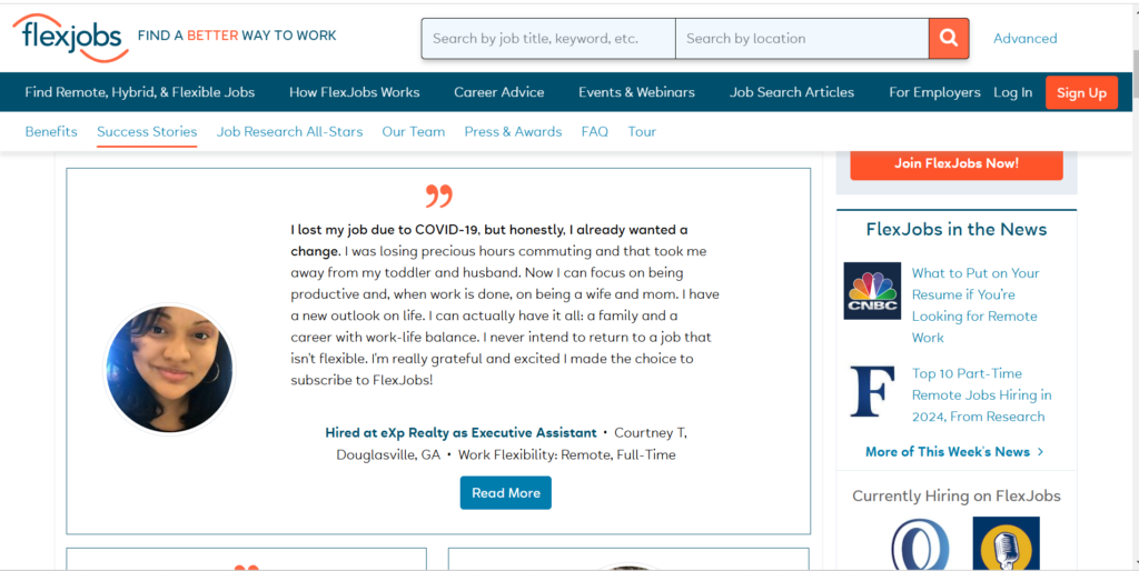 flexjobs Success Stories 